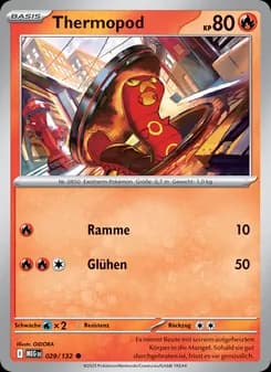 Thermopod card in German