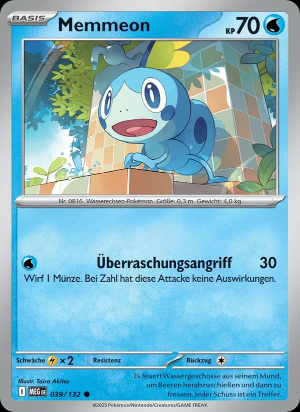Memmeon card in German