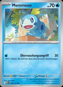 Memmeon card in German