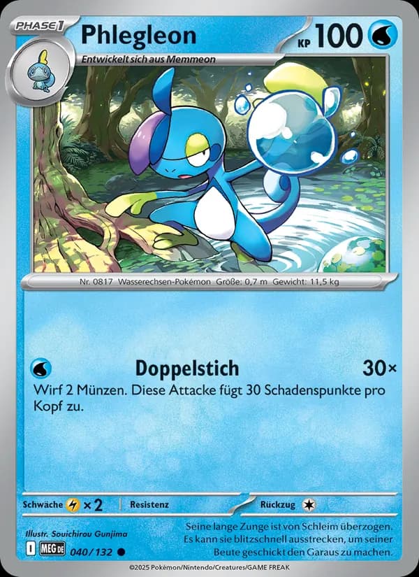 Phlegleon card in German