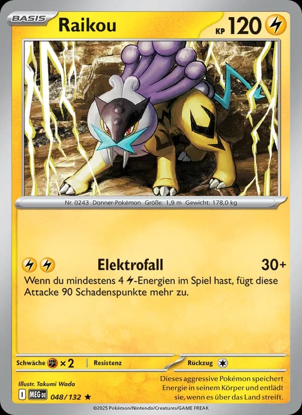 Raikou card in German