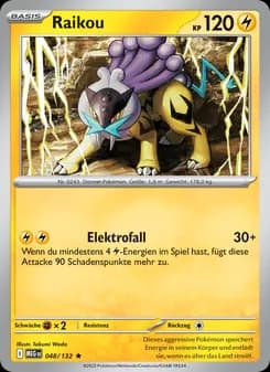 Raikou card in German