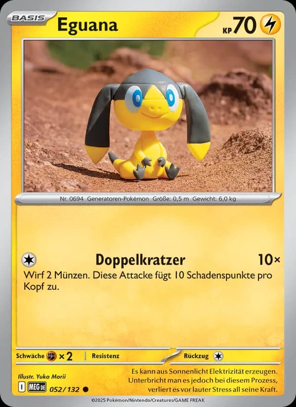 Eguana card in German