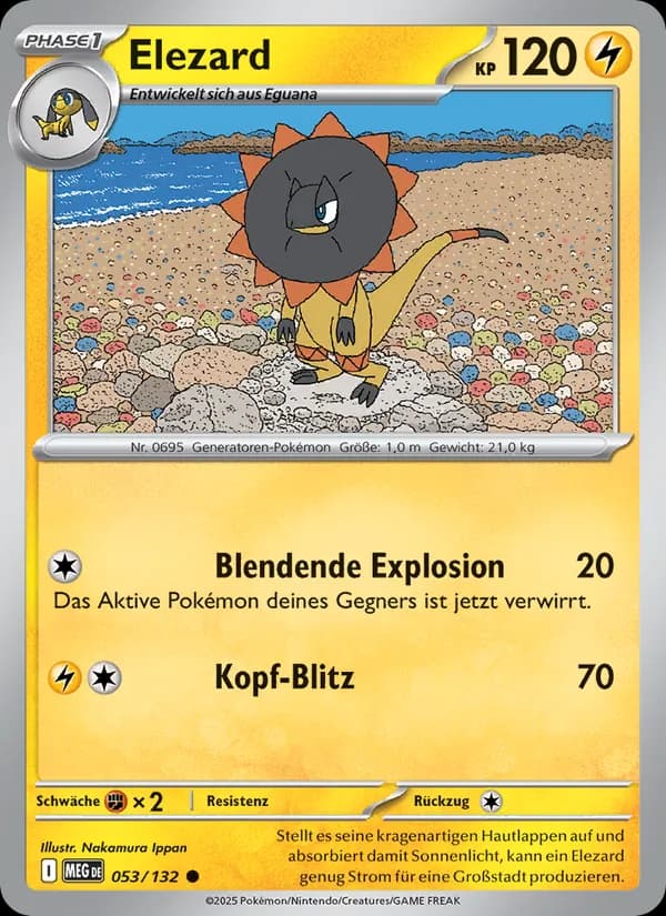 Elezard card in German