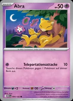 Abra card in German