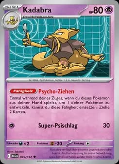 Kadabra card in German