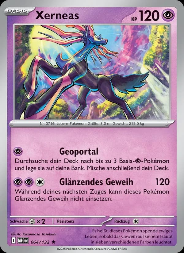 Xerneas card in German