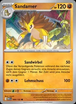Sandamer card in German