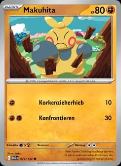 Makuhita card in German
