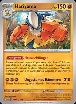 Hariyama card in German