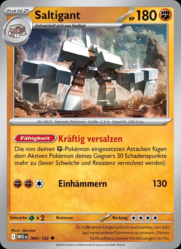 Saltigant card in German