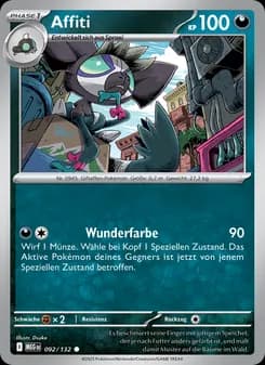 Affiti card in German