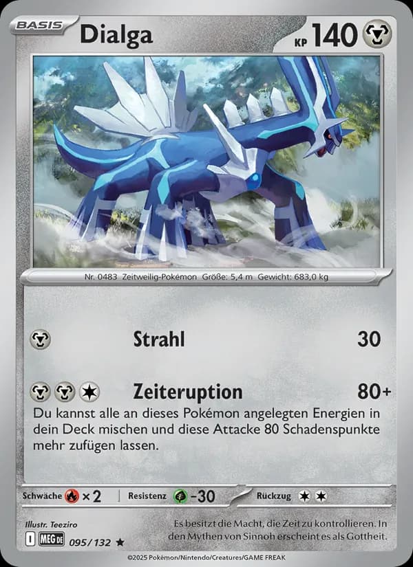 Dialga card in German