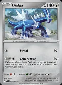 Dialga card in German