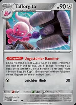 Tafforgita card in German
