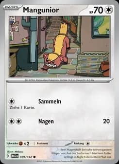 Mangunior card in German