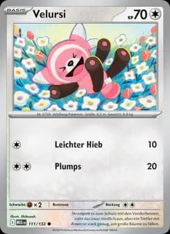 Velursi card in German