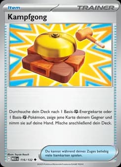 Kampfgong card in German