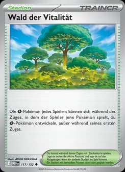 Wald der Vitalität card in German