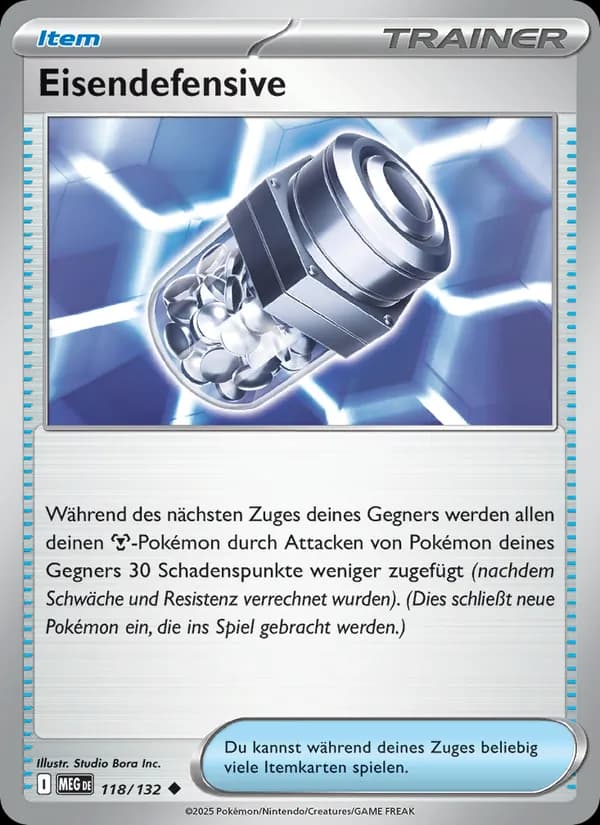 Eisendefensive card in German