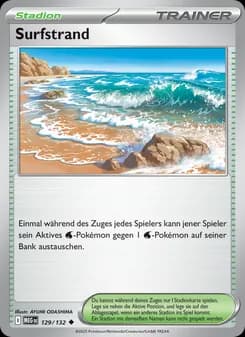 Surfstrand card in German