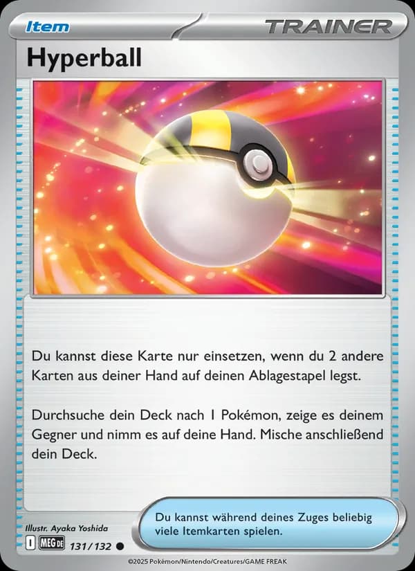Hyperball card in German