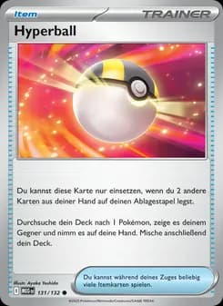 Hyperball card in German