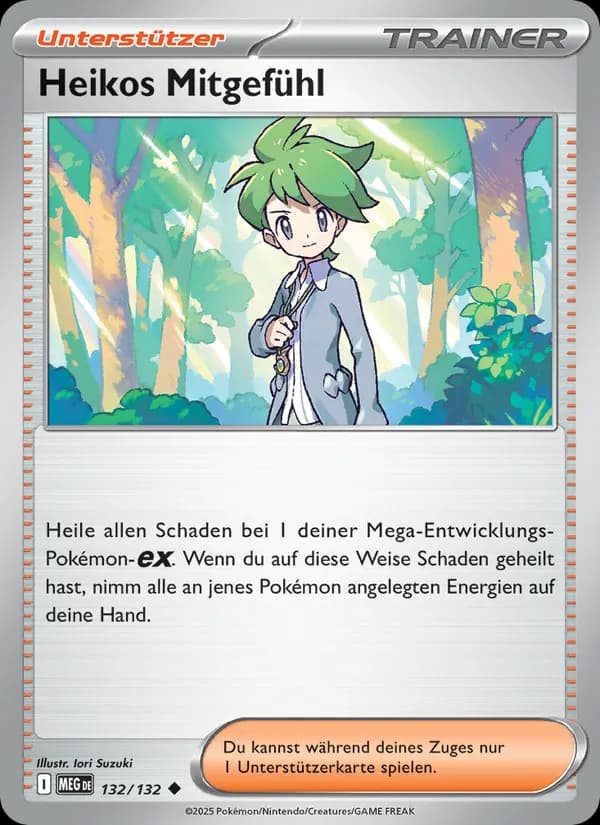 Heikos Mitgefühl card in German