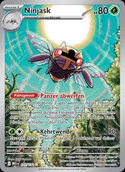 Ninjask card in German