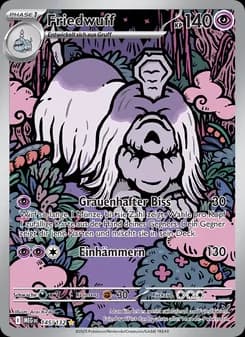 Friedwuff card in German