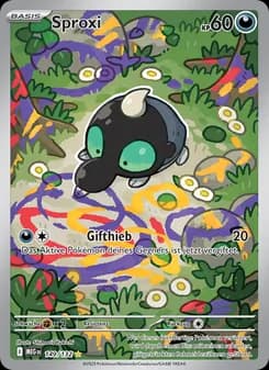 Sproxi card in German