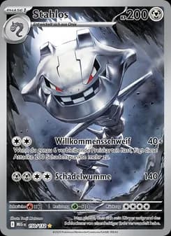 Stahlos card in German