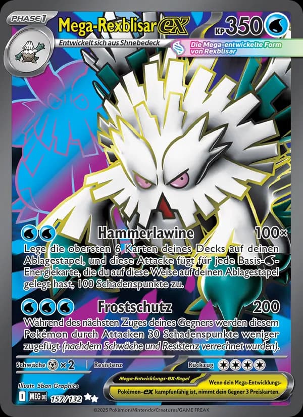 Mega-Rexblisar-ex card in German