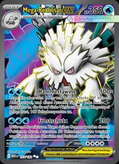 Mega-Rexblisar-ex card in German