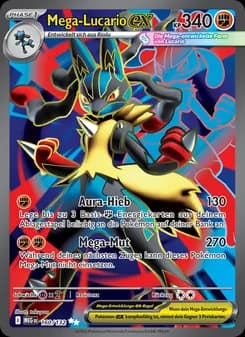 Mega-Lucario-ex card in German
