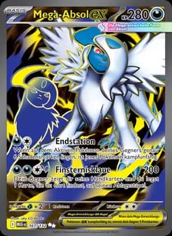 Mega-Absol-ex card in German