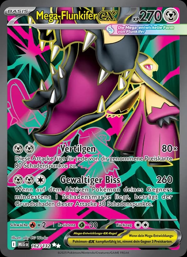 Mega-Flunkifer-ex card in German