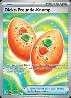 Dicke-Freunde-Knursp card in German