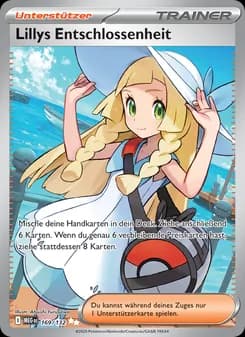 Lillys Entschlossenheit card in German