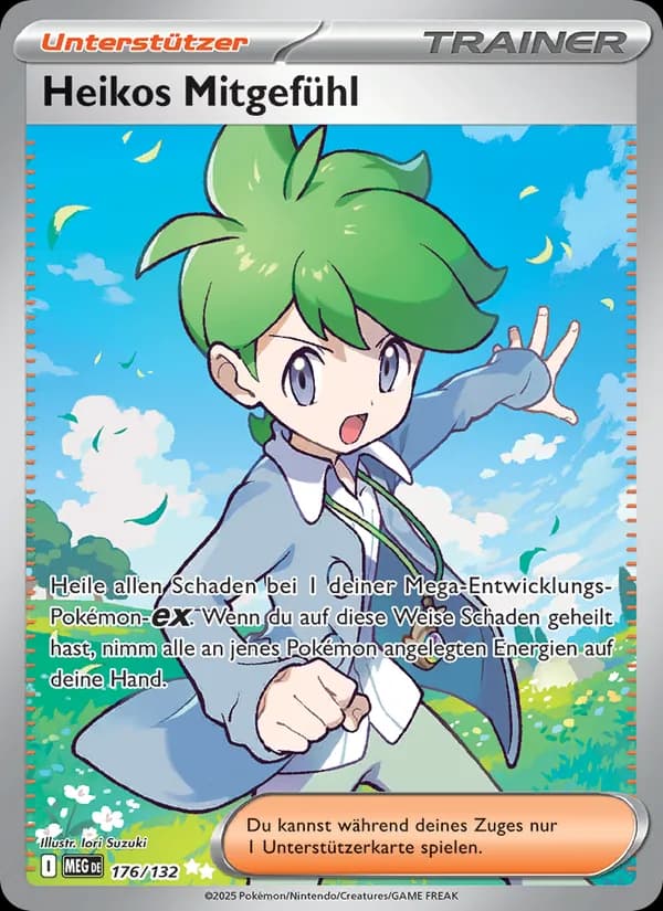 Heikos Mitgefühl card in German