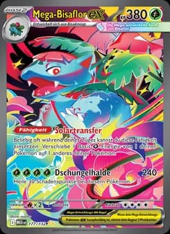 Mega-Bisaflor-ex card in German