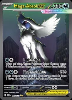Mega-Absol-ex card in German