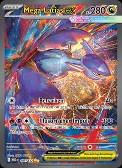 Mega-Latias-ex card in German