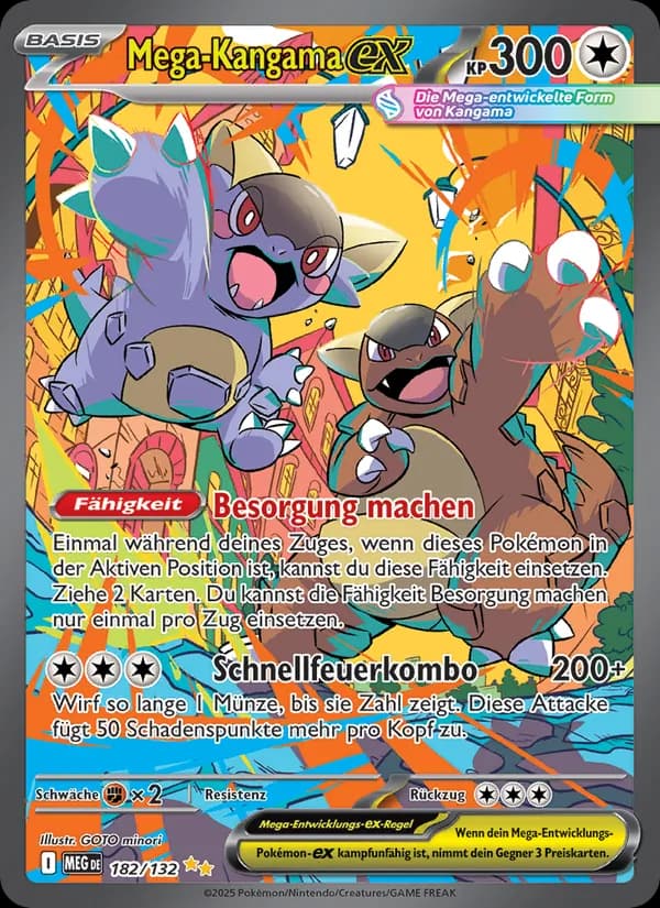 Mega-Kangama-ex card in German