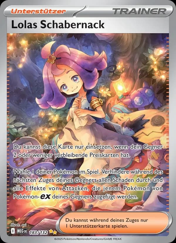 Lolas Schabernack card in German