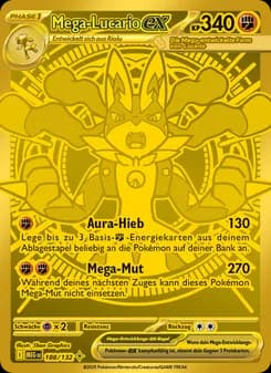 Mega-Lucario-ex card in German