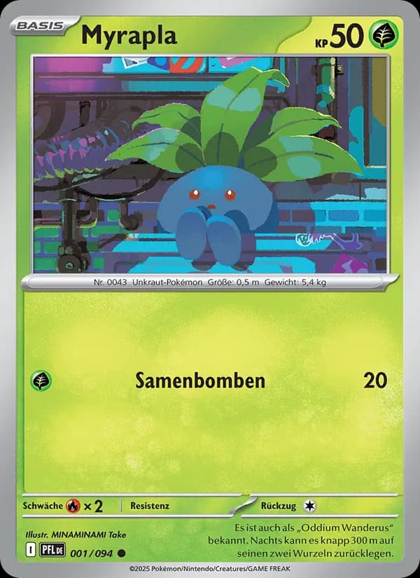 Myrapla card in German