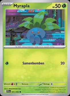 Myrapla card in German
