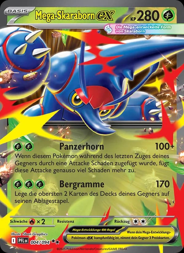 Mega-Skaraborn-ex card in German