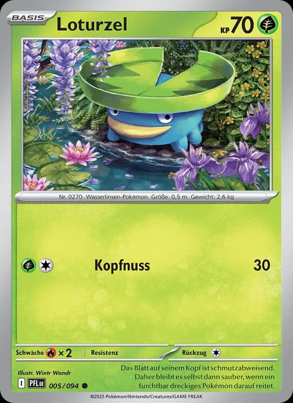 Loturzel card in German